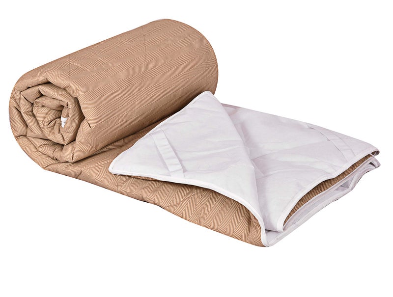 RRC Waterproof Polycotton Quilted Mattress Protector Breathable Hypoallergenic Noiseless Ultra Soft 72x78 inch Mattress Protector- with Elastic Bands - Image 5
