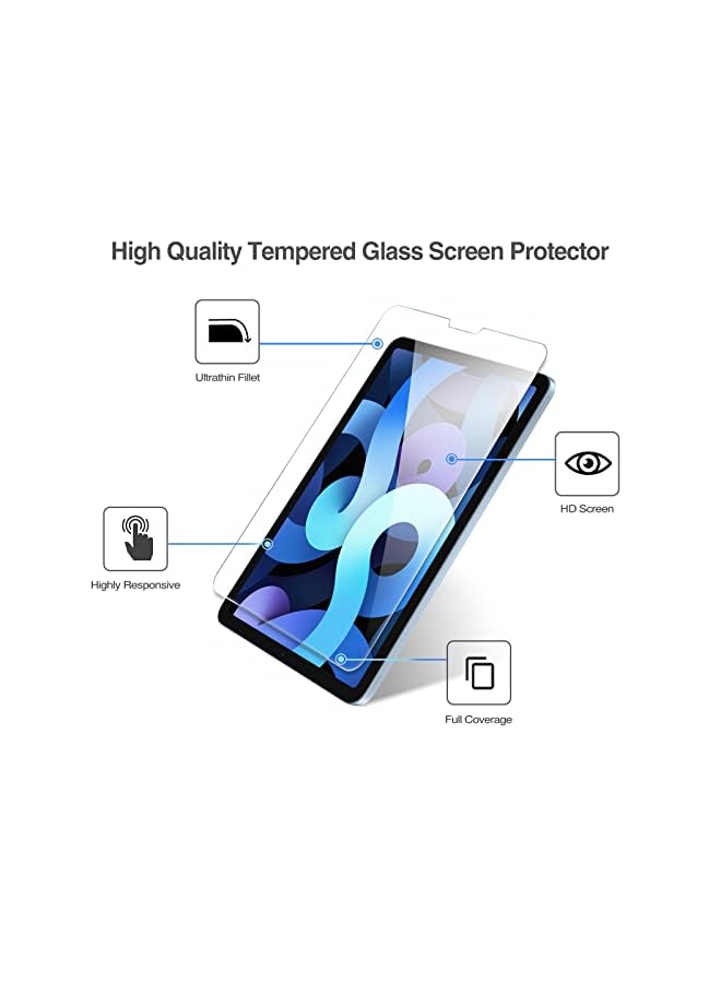 Procases [2 Pack] Screen Protector for iPad Air 5/Air 4 10.9/iPad Pro 11 All Model, Tempered Glass Screen Film Guard for Air 5th 2022/Air 4th 2020/iPad Pro 11" - Image 3