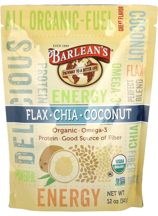 BARLEAN'S Flax-Chia-Coconut Blend 12 oz (340 g)