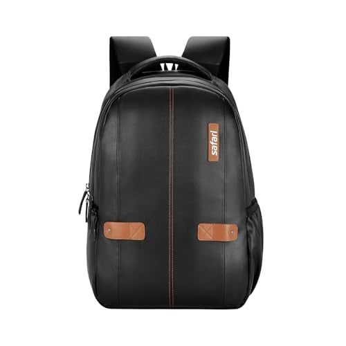 Safari Velante 30L Formal Laptop Backpack Bag for Men & Women, Ideal for Office Use/School/College Boys and Girls, 2 Compartment, Premium Fabric, Antitheft & Organizer, Black - Image 1