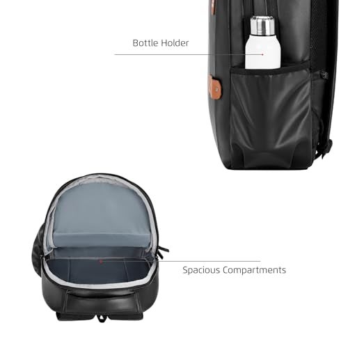 Safari Velante 30L Formal Laptop Backpack Bag for Men & Women, Ideal for Office Use/School/College Boys and Girls, 2 Compartment, Premium Fabric, Antitheft & Organizer, Black - Image 2