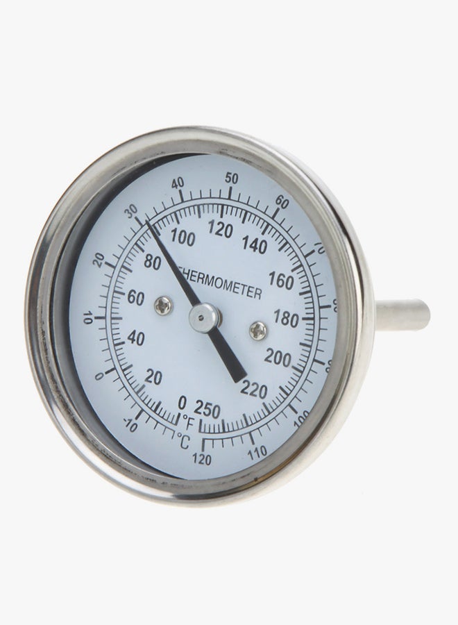 إسكدنيا ميزان حرارة للفرن مصنوع من الستانلس ستيل فضي 63x90مم - Image 3