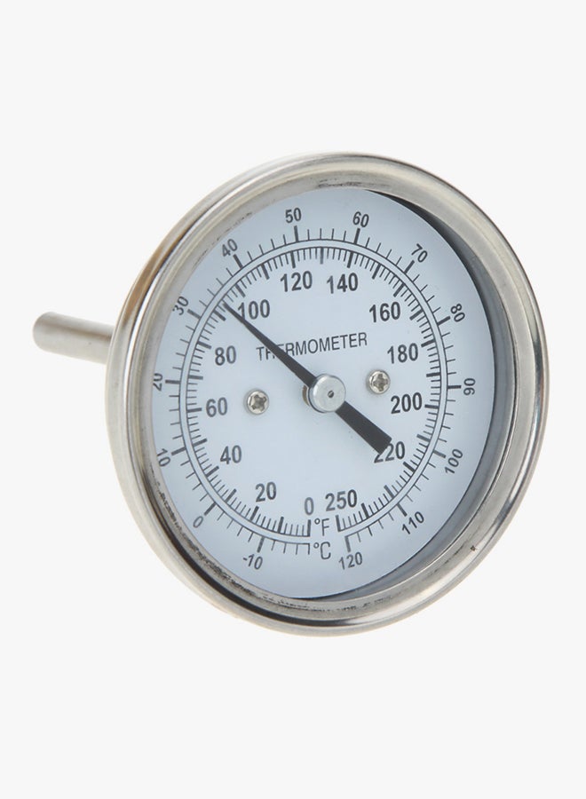 إسكدنيا ميزان حرارة للفرن مصنوع من الستانلس ستيل فضي 63x90مم - Image 2