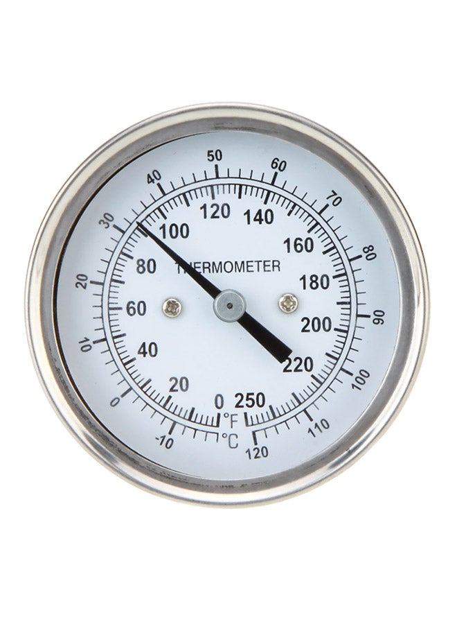 إسكدنيا ميزان حرارة للفرن مصنوع من الستانلس ستيل فضي 63x90مم - Image 1