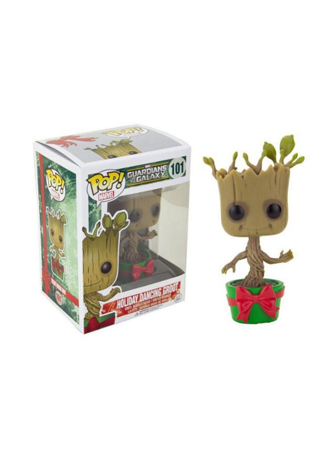 نيبمينينت دمية برأس كبير هزاز بتصميم شخصية هوليداي دانسينج جروت من فيلم "Guardians of The Galaxy" - Image 1