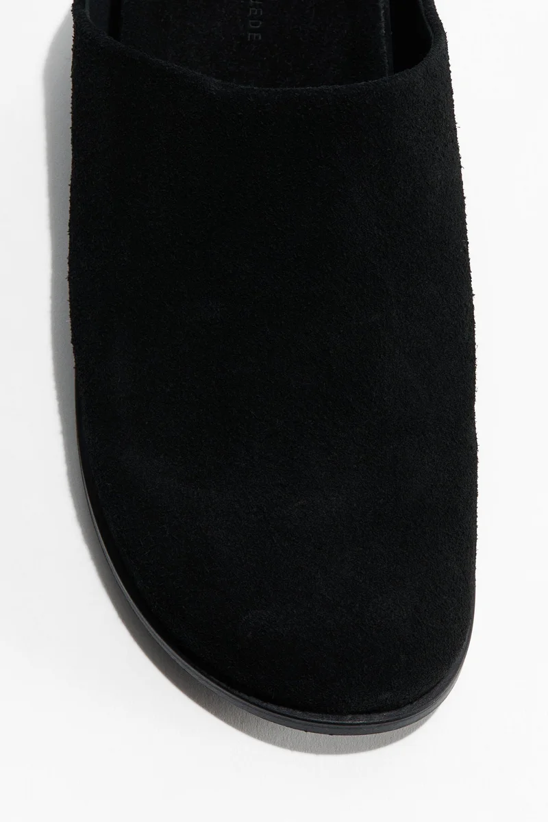 H&M Suede footbed mules