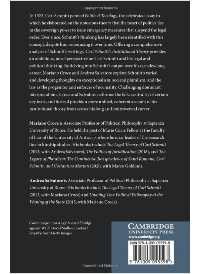 null - Carl Schmitt's Institutional Theory: The Political Power of Normality - Image 1