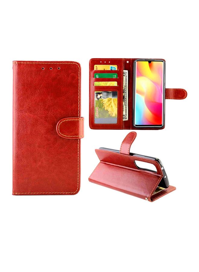 Case For Xiaomi Mi Note 10 Lite Crazy Horse Texture Leather Horizontal Flip Protective Case with Holder & Card Slots & Wallet & Photo Frame