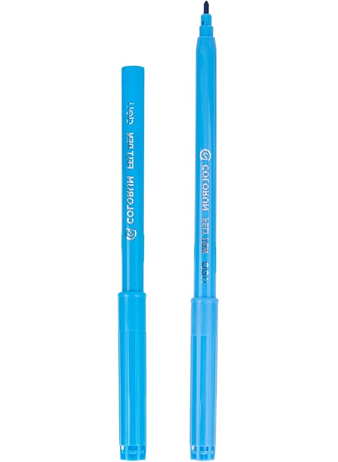 Deli Ec10003 Felt Pen 12 Pieces Multicolor - Image 4