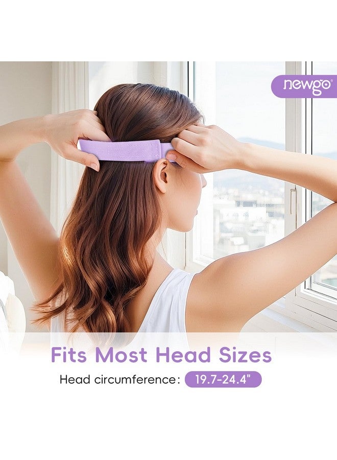 NEWGO Cooling Eye Mask Reusable Gel Eye Mask for Puffy Eyes, Ice Eye Mask Cold Eye Mask Frozen with Plush Backing for Headache, Migraine, Stress Relief - Purple - Image 4