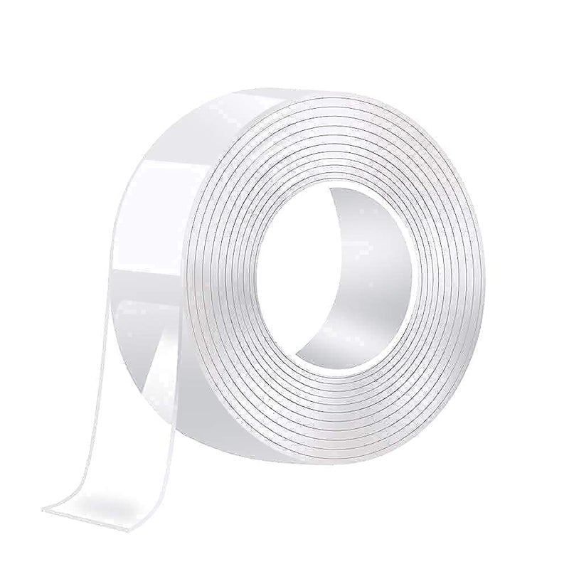 DS ENTERPRISE DS Enterprise Silicon Double Sided Adhesive Heavy Duty Heat Resistant Multi-Functional Removable Washable Reusable Sticky No Trace Anti-Slip Gel Nano Tape (3 m, Transparent)  - Image 3