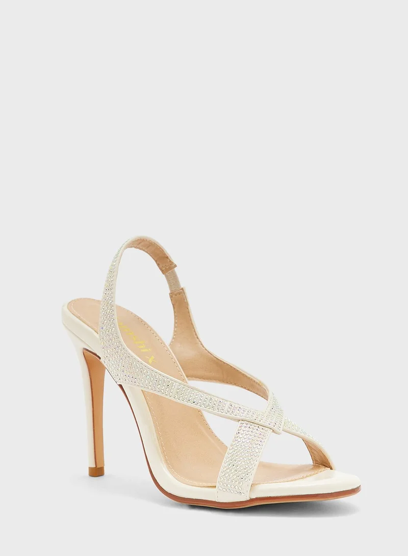 Namshi x Diamante Slingback Sandal