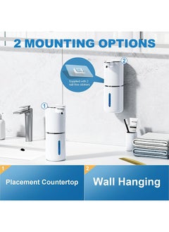 Generic Automatic Liquid Soap Dispenser,380ml Wall Mount Touchless 4 Gear Adjustable Electric Liquid Soap Dispenser,USB Rechargeable with Infrared Motion Sensor for Bathroom,Kitchen,Office  - Image 4