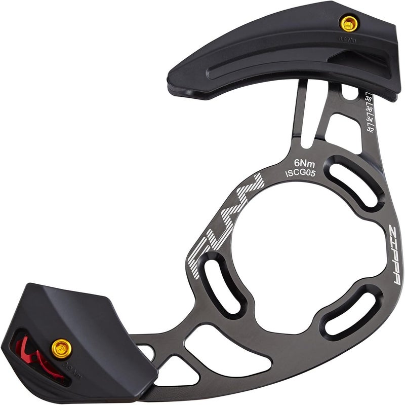 Funn Zippa AM Chain Guide, ISCG05 Interface, BSA Adapter Included, 32T-38T, Mountain Bike Chain Protector - Image 1