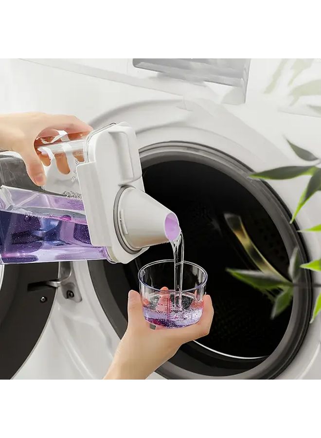 Green 84.54oz Laundry Detergent Dispenser with Transparent Container - Image 1