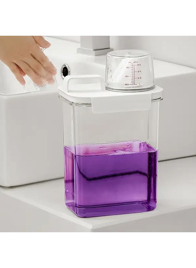 Green 84.54oz Laundry Detergent Dispenser with Transparent Container - Image 5