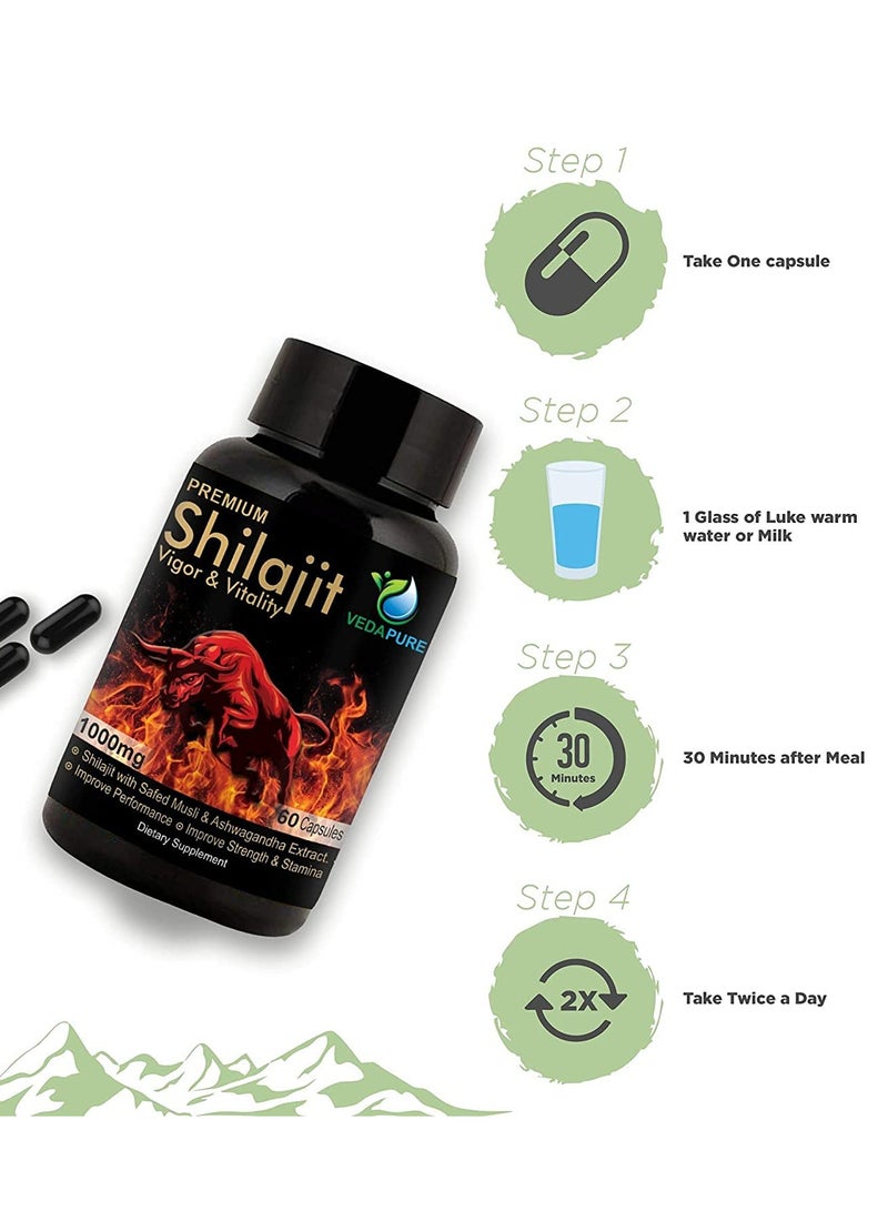 فيدا بيور مجموعة فيدابور شيلاجيت وأشواغاندا - Image 4