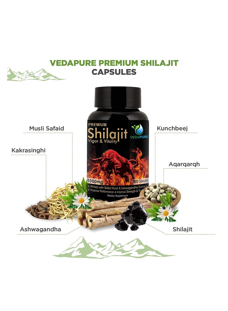 فيدا بيور مجموعة فيدابور شيلاجيت وأشواغاندا - Image 2