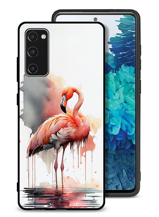 Tolwak Samsung Galaxy S20 FE Protective Case Cover Tropical Watercolor Art - Image 1