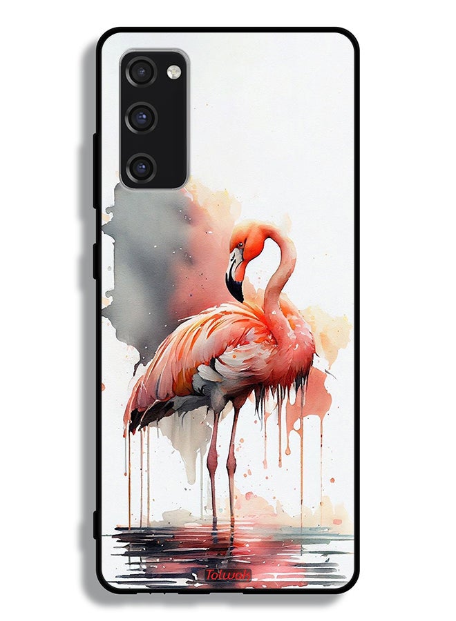 Tolwak Samsung Galaxy S20 FE Protective Case Cover Tropical Watercolor Art - Image 2
