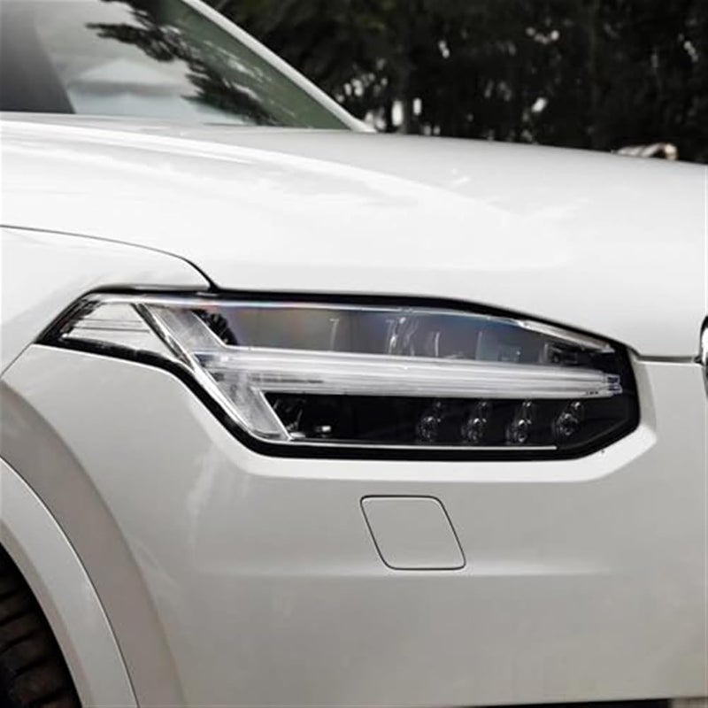 QASULER Car Front Lamp Light Cover for Volvo XC90 - Image 2