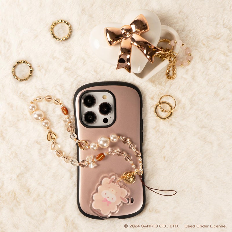 iFace Hello Kitty and Friends Beaded Wristlet Universal Charm Strap [Latte Bear Series] â€“ Cute Wrist Strap for Cell Phone Camera Keys AirPods - Pochacco - Image 5