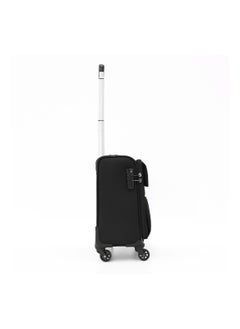 GIORDANO Giordano Softside Double Spinner Wheel Luggage Trolley Bag,Black  - Image 3