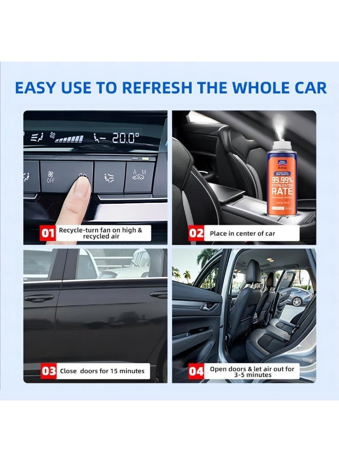 Glodway Car Air Refresher Spray, Odor Eliminator with Tropical Scent, 150 ml - Image 5