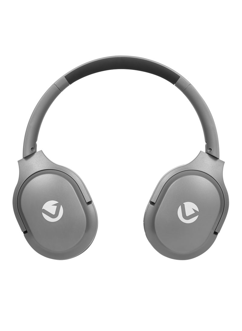 فولكانو سماعات رأس بلوتوث من سلسلة Volkano Pebble - رمادي غامق - Image 1