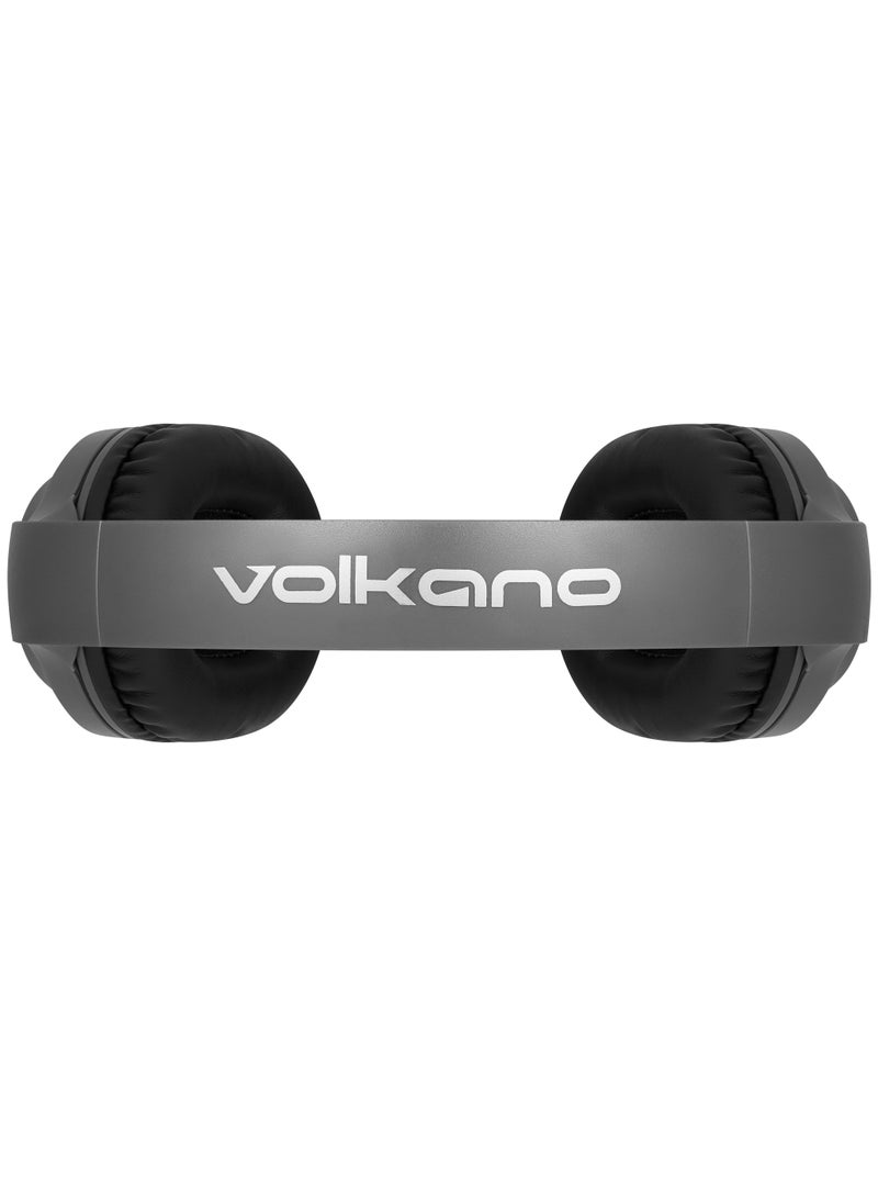 فولكانو سماعات رأس بلوتوث من سلسلة Volkano Pebble - رمادي غامق - Image 2