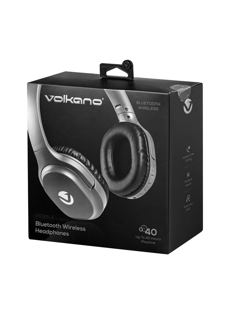 فولكانو سماعات رأس بلوتوث من سلسلة Volkano Pebble - رمادي غامق - Image 4
