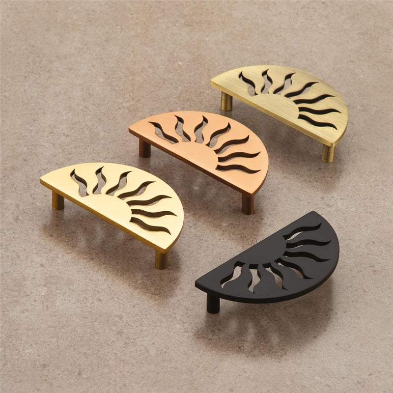 Compass Stainless Steel Surya Cabinet Knobs, Drawer Pulls, Knobs for Dresser Drawers, Drawer Knobs Handle, Kitchen Knobs (Antique Finish) Pack of 8 pcs - Image 5