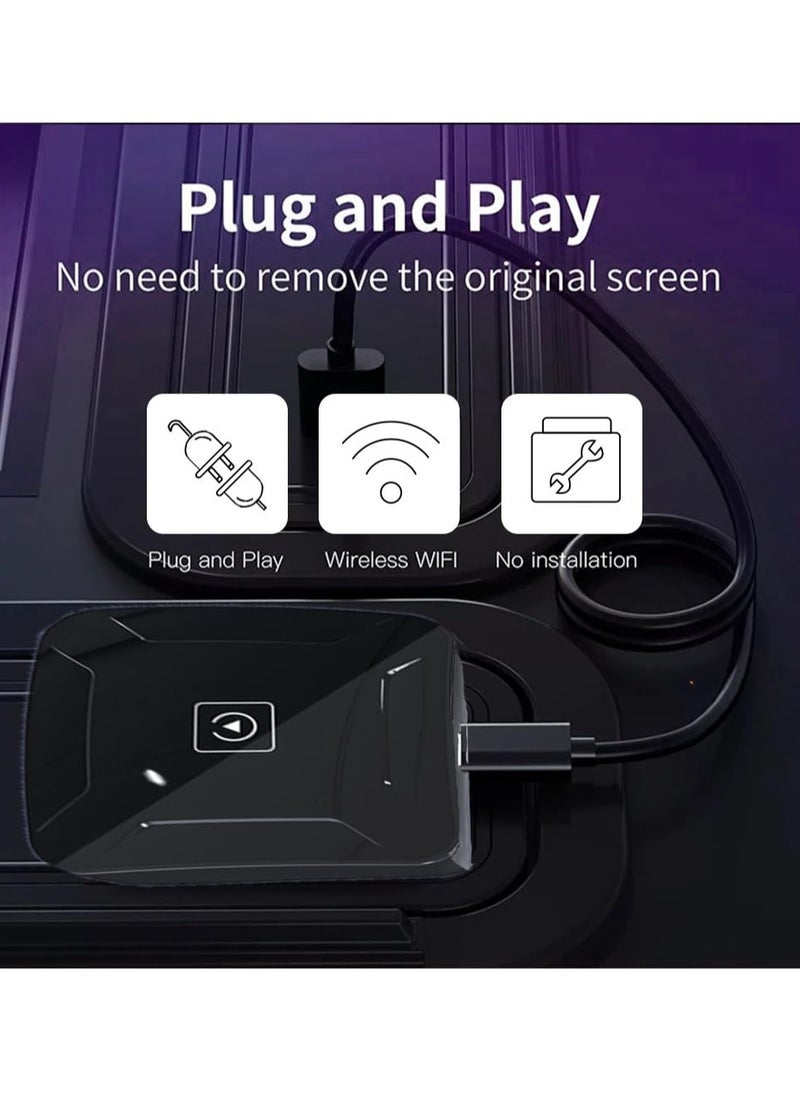 KASTWAVE - محول CarPlay اللاسلكي وAndroid Auto - التوصيل والتشغيل لصورة AirPlay وصورة Android وCarPlay Al Box - Image 1