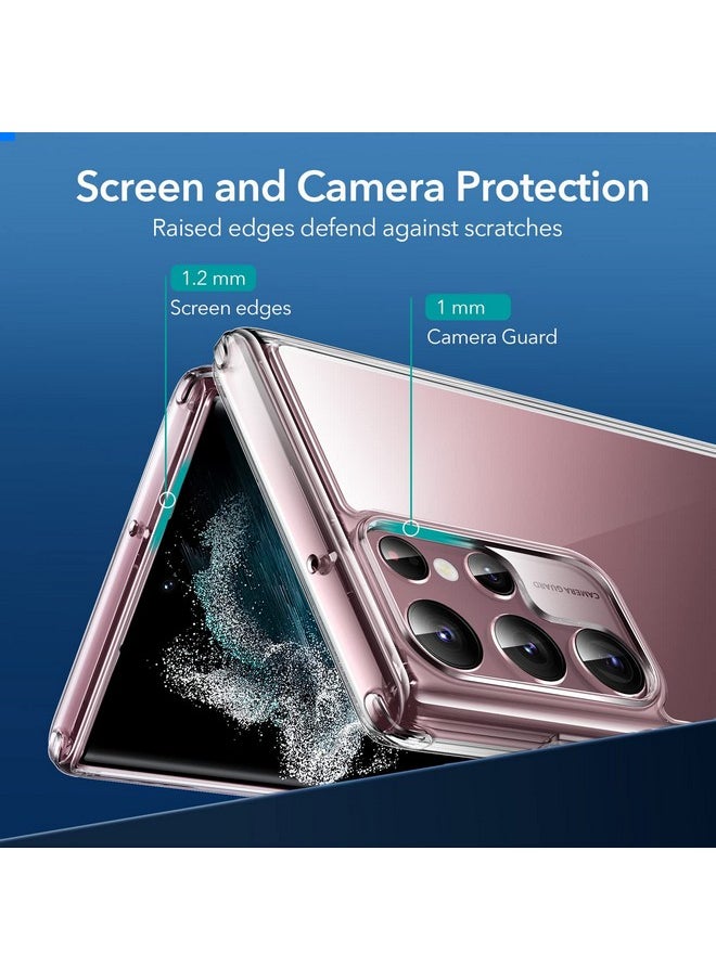 ESR ESR for Samsung Galaxy S22 Ultra Case with Adjustable Stand, Military-Grade Drop Protection, 3 Stand Modes, TPU, Supports Wireless Charging, Slim Patented Metal Kickstand Phone Back Cover, Clear  - Image 5