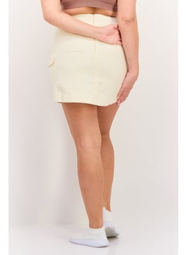 adidas Originals Women Sportswear Fit Outdoor Skirt, Beige  - Image 3