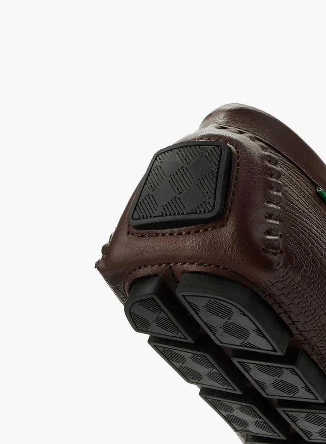 Renzo Ruganni BROWN Men Slip-On Flexible Loafers for Men | Best Price UAE