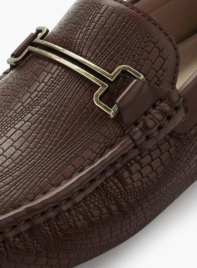 Renzo Ruganni BROWN Men Slip-On Flexible Loafers for Men | Best Price UAE