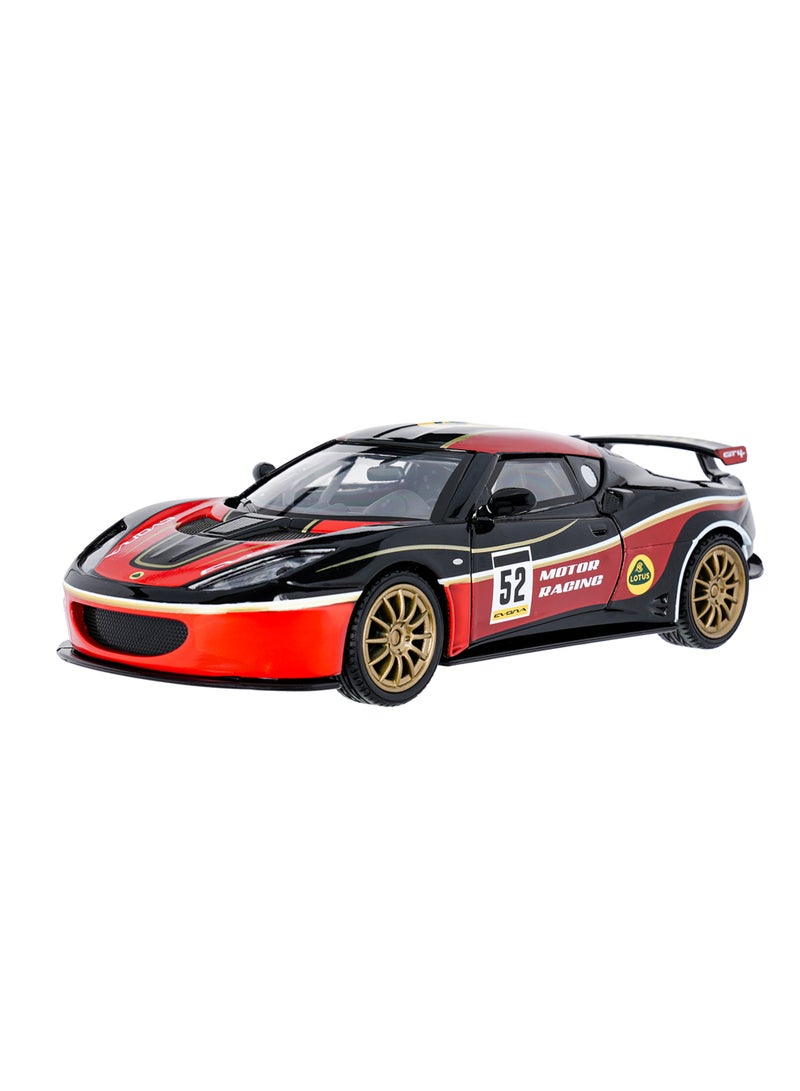 MOTORMAX GT Racing Lotus Evora GT4 Die-Cast Model Car 1:24 Scale | Officially Licensed British Racing Collectible | Opening Doors, Detailed Interior & Free-Wheeling Die-Cast Toy - Image 1