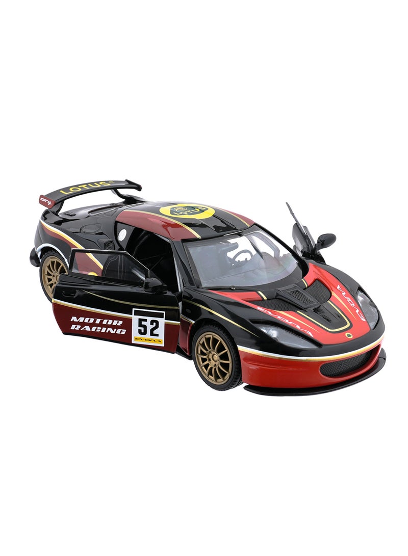 MOTORMAX GT Racing Lotus Evora GT4 Die-Cast Model Car 1:24 Scale | Officially Licensed British Racing Collectible | Opening Doors, Detailed Interior & Free-Wheeling Die-Cast Toy - Image 4