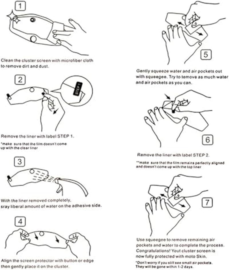 Vuzmode Motorcycle Dashboard Screen Protector - Image 4