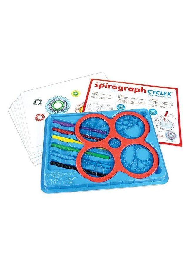 Spirograph Cyclex Set Art Kit Rotating Stencil Wheel Creates Countless Designs For Ages 8+  - Image 3