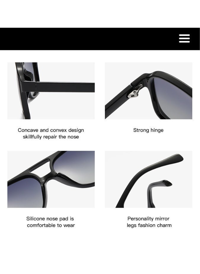 Retro Square Sunglasses Women Men - Aviator 70s Style Sun Glassess Designer Men's Sunglass Designer for Womens Mens Sun Glasses Vintage Ladies Eye Glasses UV400 Protection Shades - Image 5