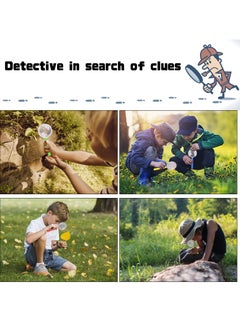 KASTWAVE 12 PCS Magnifying Glasses with Colorful Handle, Kids Portable Handheld Magnifier Magnifier Toy, Party Bags Fillers for Kids for Reading Exploring Hobbies and Observation Random Color  - Image 5