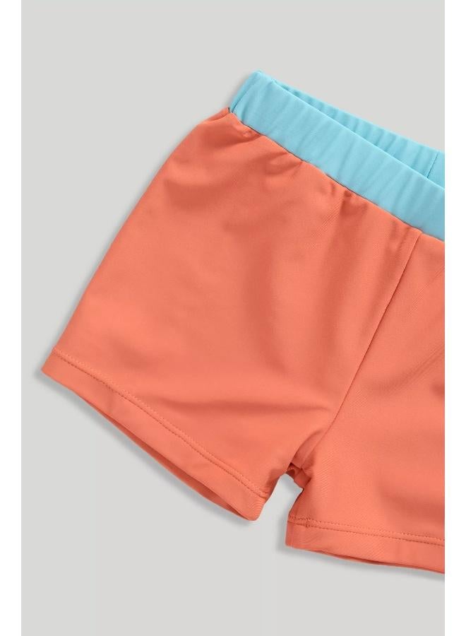 mothercare Sunsafe UPF50+ Rash Vest and Swim Shorts Set  - Image 2
