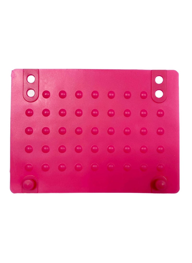 globalstar Globalstar Curling And Hair Iron Heat Resistant Silicone Pink Mat BS-L27  - Image 1