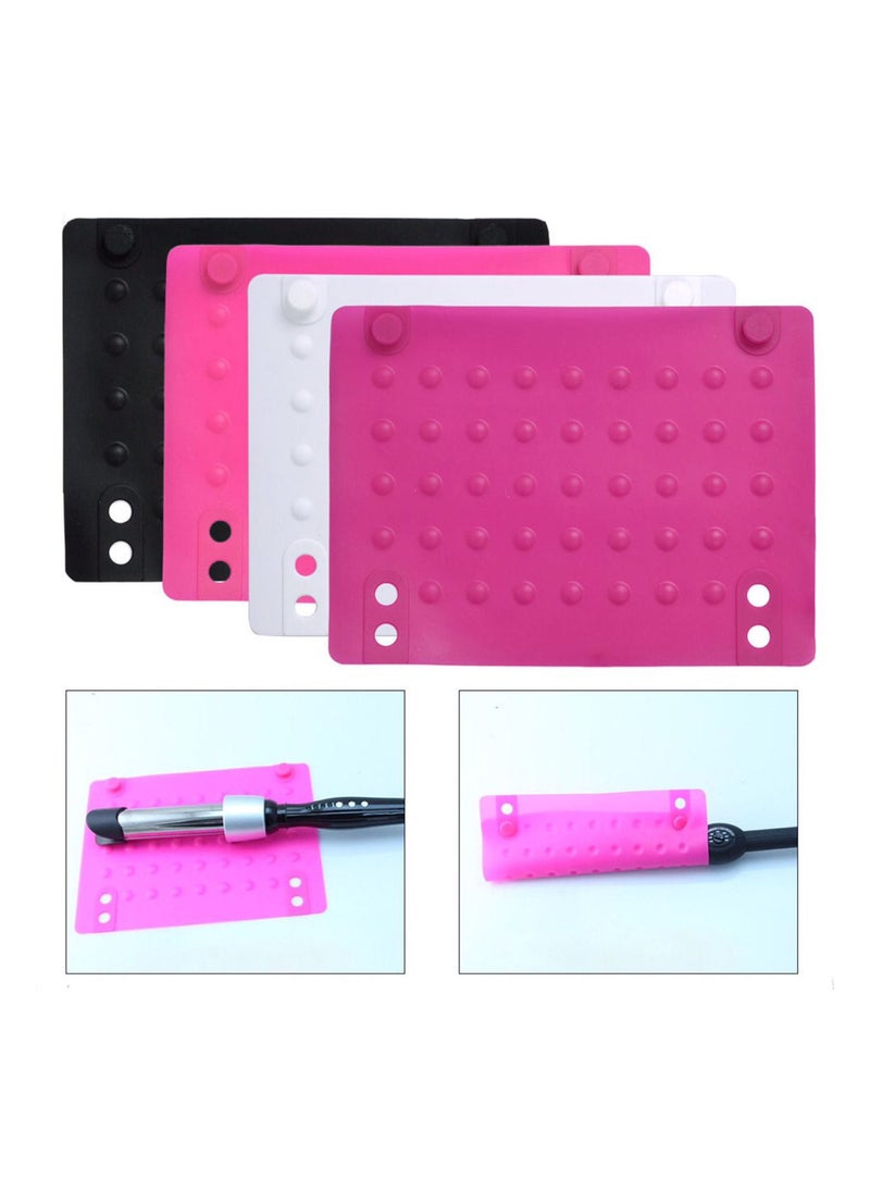 globalstar Globalstar Curling And Hair Iron Heat Resistant Silicone Pink Mat BS-L27  - Image 3