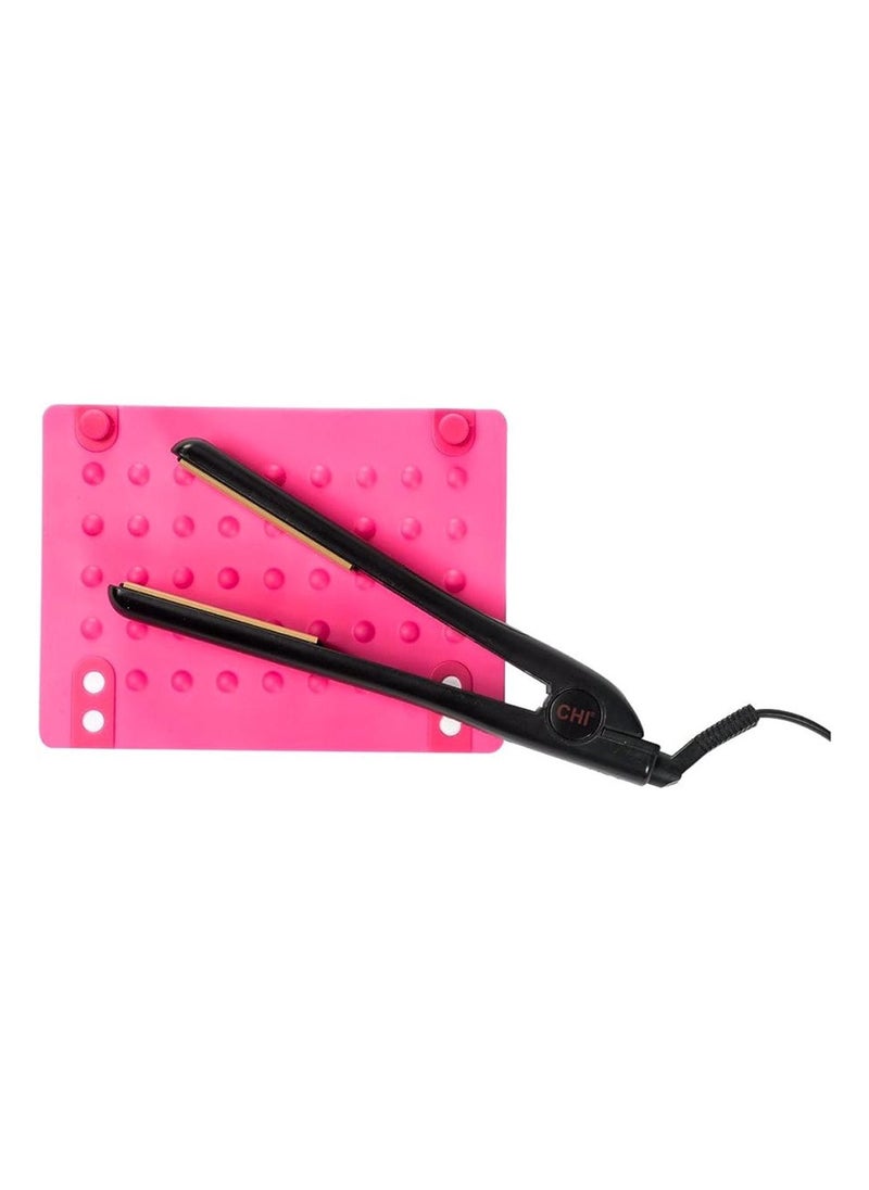 globalstar Globalstar Curling And Hair Iron Heat Resistant Silicone Pink Mat BS-L27  - Image 2