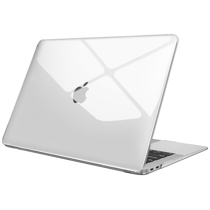 Fintie Case for MacBook Air 13 Inch A2337 (M1) / A2179 / A1932 (2022 2021 2020 2019 2018 Release) - Snap On Hard Shell Case Cover for MacBook Air 13 Retina Display with Touch ID (Crystal Clear) - Image 1