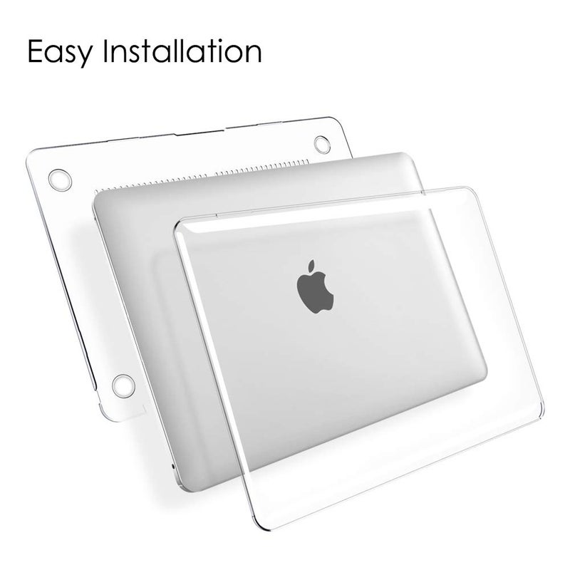 Fintie Case for MacBook Air 13 Inch A2337 (M1) / A2179 / A1932 (2022 2021 2020 2019 2018 Release) - Snap On Hard Shell Case Cover for MacBook Air 13 Retina Display with Touch ID (Crystal Clear) - Image 4