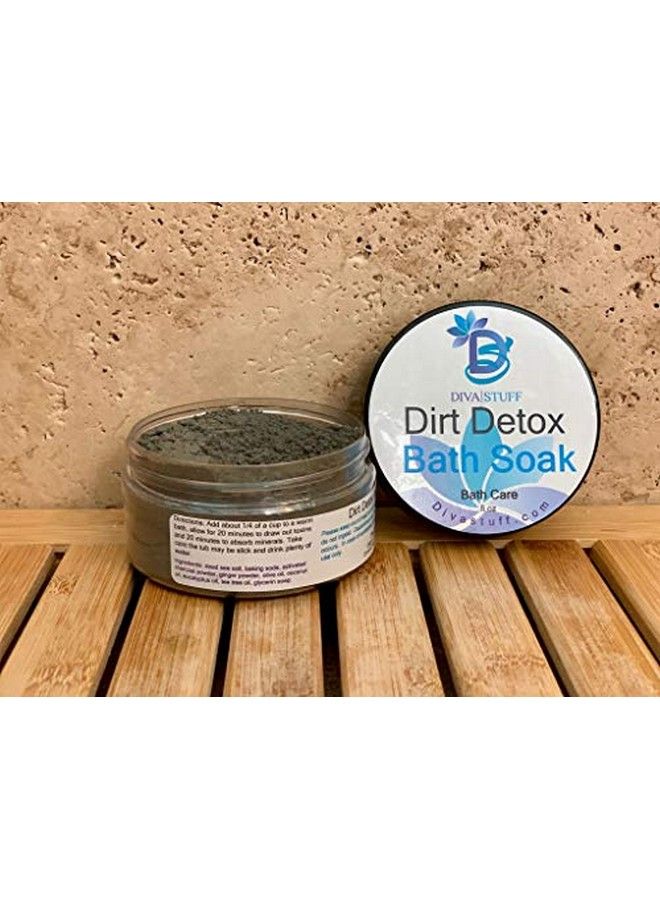 Diva Stuff Dirt Detox Bath Soak With Charcoal Bentonite Clay Ginger & Sea Salt By - Image 4